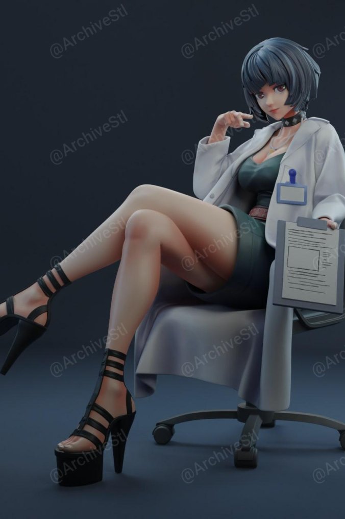女神异闻录5 武见妙 (Tae Takemi) 3D打印图纸